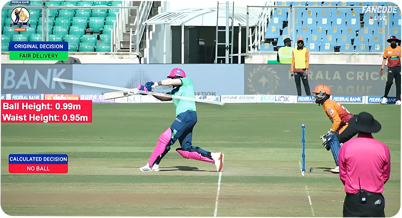 Waist-high no-ball check